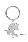 Metal Cat Keychain