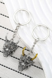 Metal Skeleton Keychain