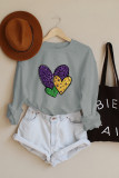 Mardi Gras Long Sleeve Sweatshirts Women Boutique Wholesale