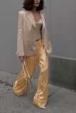 Sequin Glitter Straight Pants