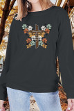 Flower Butterfly Faith Long Sleeve Sweatshirts Women Boutique Wholesale