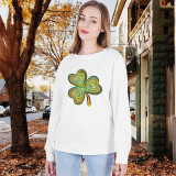 Lucy Hearts St Patrick's Day Long Sleeve Sweatshirts Women Boutique Wholesale