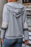 Grey Kangaroo Pockets Hoodie
