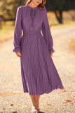 Swiss Dot Smocked Maxi Dress