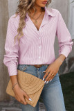 Button Up Stripes Shirt