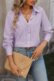 Button Up Stripes Shirt