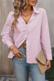 Button Up Stripes Shirt