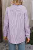 Button Up Stripes Shirt