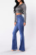 High Waist Distressed Flare Jeans