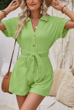 Plain Jacquard Knitting One Piece Romper