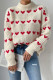 Valentines Day Heart Jacquard Sweater