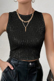 Glitter Sleeveless Top