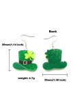 Acrylic St. Patrick's Day Earrings MOQ 5pcs