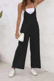 Spaghetti Sleeveless Plain One Piece Jumpsuit