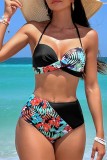 2PCS Floral Bikini Swimwear Set