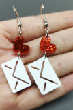 Valentines Day Acrylic XOXO Earrings