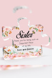Acrylic Transparent Letter Printing Pendant