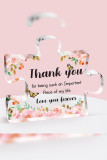 Acrylic Transparent Letter Printing Pendant