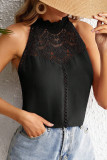 SLeeveless Crochet Plain Top