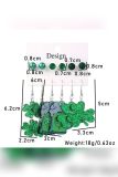 St. Patrick's Day Clover Earrings