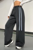 Black High Waist Wide Leg Pants