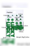 St. Patrick's Day Clover Earrings