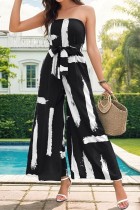 Off Shoulder Wide Leg Jumpsuit