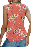 Printed Ruffles Tank Top