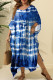 Split Tie Dye Beach Dress