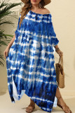 Split Tie Dye Beach Dress