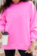 Bonbon MAMA Letter Embossed Casual Sweatshirt