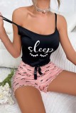 Spaghetti Top and SHorts Pajamas Set