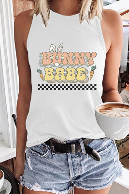 Bunny Babe Print Tank Top