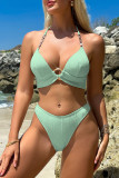 Halter Neck 2pcs Bikini Set