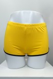 Letter Print Yoga Sports Shorts