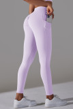 High Low Waist Side Pocket Leggings
