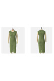 Sleeveless Beach Knitting Dress