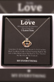 Mothers Day Metal Chain Necklace