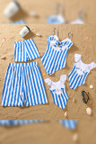 Family Match Stripes Swimwear Set