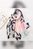 Floral Tassel Scarf