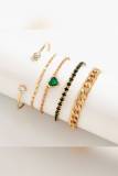 Alloy Chain Bracelet Set MOQ 5pcs