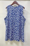 V Neck Sleeveless Printing Tank Top