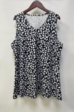 V Neck Sleeveless Printing Tank Top