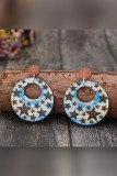 Pentagram Wooden Earrings