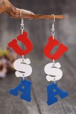 USA Wooden Earrings