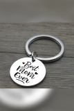 Best Mom Ever Round Keychain MOQ 5pcs