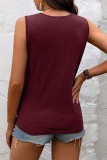 Embroidery Lace Patchwork Tank Top