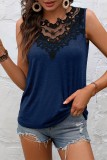 Embroidery Lace Patchwork Tank Top