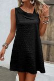 Plain Sleeveless Mini Dress