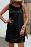 Plain Sleeveless Mini Dress